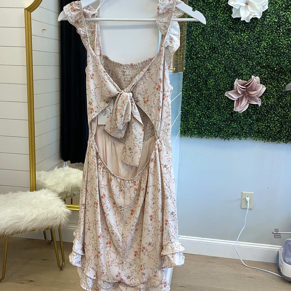 Floral Smocked Romper! - Picture 2 of 6